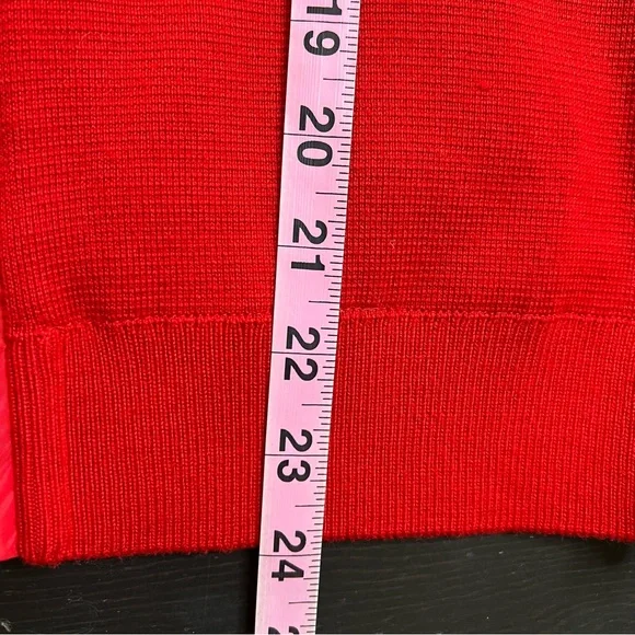 Canada Goose Windridge Wool Hoodie In Red/Rouge Size Small.